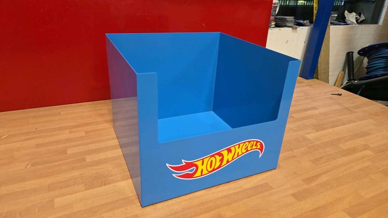 Lot 851 - METAL HOT WHEELS SHOP DISPLAY BOX