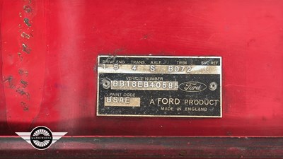 Lot 842 - 1965 FORD CORSAIR
