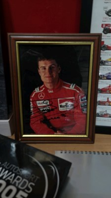 Lot 285 - SELECTION OF FRAMED PRINTS , BOOKS OF FORMULA 1