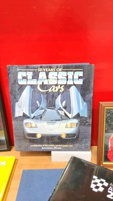 Lot 285 - SELECTION OF FRAMED PRINTS , BOOKS OF FORMULA 1