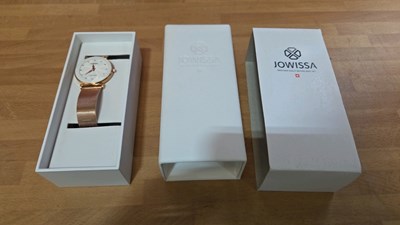 Lot 41 - JOWISSA 24 CARAT GOLD PLATED WATCH