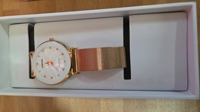 Lot 41 - JOWISSA 24 CARAT GOLD PLATED WATCH