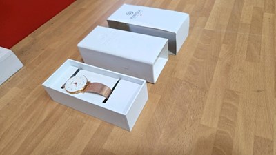 Lot 41 - JOWISSA 24 CARAT GOLD PLATED WATCH