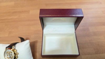 Lot 153 - ROTARY 24 CARAT GOLD PLATED WATCH