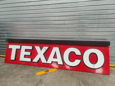 Lot 719 - TEXACO ILLUMINATED FORECOURT PETROLEUM SIGN 10FT LONG
