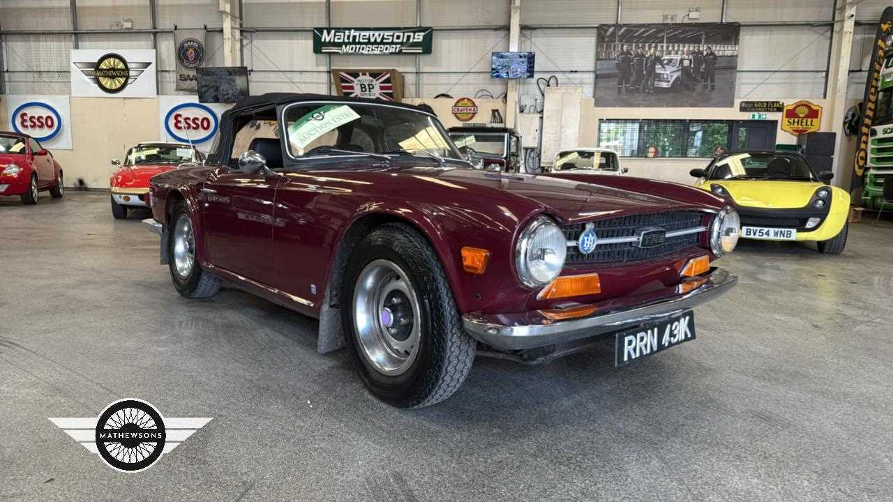 Lot 8 - 1971 TRIUMPH TR6