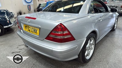 Lot 618 - 2002 MERCEDES SLK 200 KOMPRESSOR AUTO