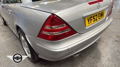 Lot 618 - 2002 MERCEDES SLK 200 KOMPRESSOR AUTO
