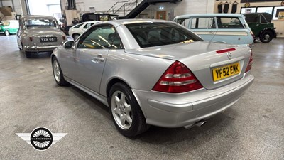 Lot 618 - 2002 MERCEDES SLK 200 KOMPRESSOR AUTO