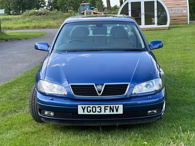 Lot 288 - 2003 VAUXHALL OMEGA ELITE V6 AUTO