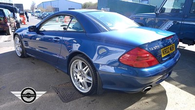 Lot 654 - 2002 MERCEDES SL500 AUTO