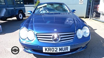 Lot 654 - 2002 MERCEDES SL500 AUTO