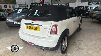 Lot 844 - 2010 MINI ONE