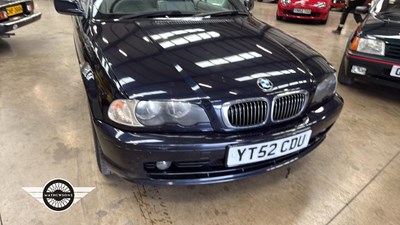 Lot 323 - 2002 BMW 320CI