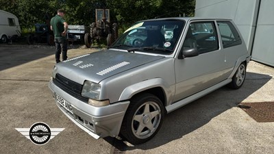 Lot 7 - 1987 RENAULT 5 GT TURBO