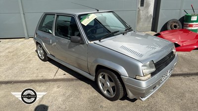 Lot 7 - 1987 RENAULT 5 GT TURBO