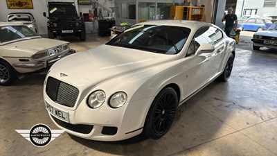Lot 750 - 2009 BENTLEY CONTINENTAL GT SPEED A