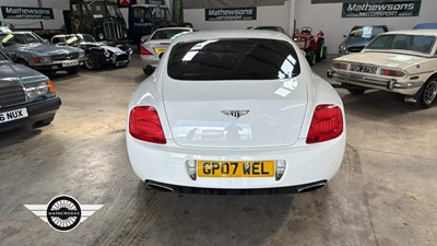 Lot 750 - 2009 BENTLEY CONTINENTAL GT SPEED A
