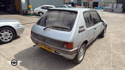 Lot 20 - 1986 PEUGEOT 205 GTI