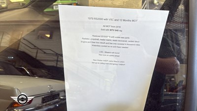 Lot 56 - 1980 FORD ESCORT RS 2000