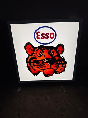 Lot 745 - ESSO LIGHT UP SIGN 23" X 23"