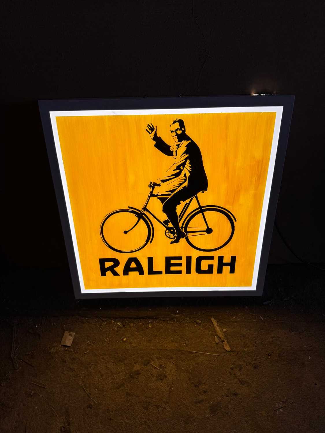 Lot 783 - RALEIGH LIGHT UP SIGN 24