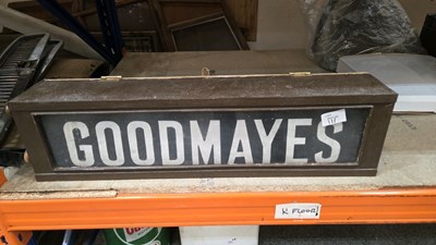 Lot 111 - OLD TROLLY BUS STREET SIGN