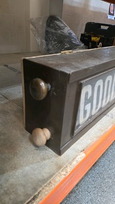 Lot 111 - OLD TROLLY BUS STREET SIGN