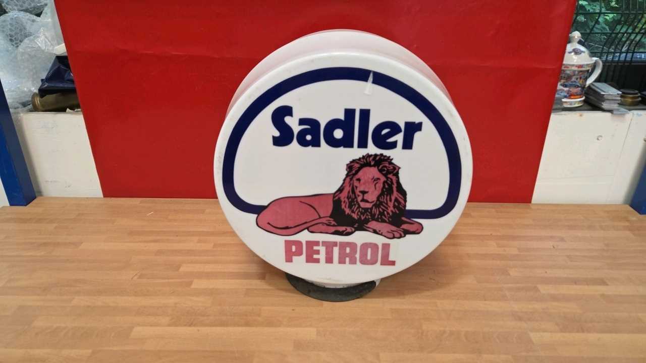 Lot 69 - SADLER PLASTIC PETROL PUMP GLOBE