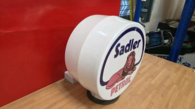 Lot 69 - SADLER PLASTIC PETROL PUMP GLOBE