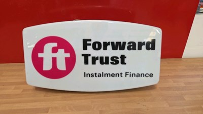 Lot 743 - FORWARD TRUST SHOWROOM LIGHT UP SIGN