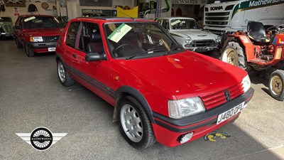 Lot 824 - 1991 PEUGEOT 205 GTI