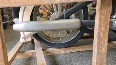 Lot 119 - SOLID WOOD FULL SIZE HARLEY DAVIDSON
