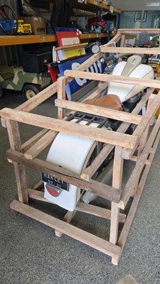 Lot 119 - SOLID WOOD FULL SIZE HARLEY DAVIDSON