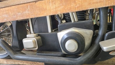 Lot 119 - SOLID WOOD FULL SIZE HARLEY DAVIDSON