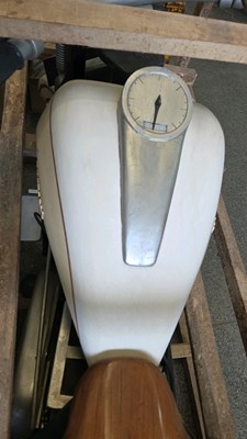 Lot 119 - SOLID WOOD FULL SIZE HARLEY DAVIDSON