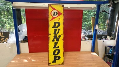 Lot 530 - DUNLOP REPRO SIGN 36" X 9"