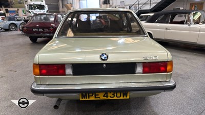 Lot 84 - 1980 BMW 316