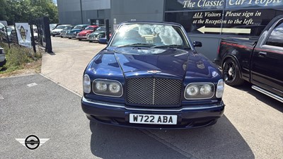 Lot 168 - 2000 BENTLEY ARNAGE RED LABEL AUTO