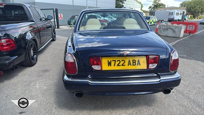 Lot 168 - 2000 BENTLEY ARNAGE RED LABEL AUTO