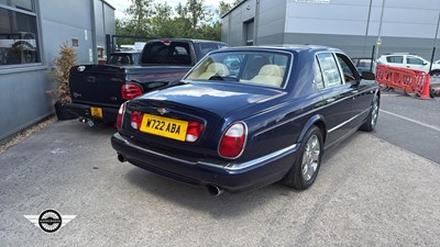 Lot 168 - 2000 BENTLEY ARNAGE RED LABEL AUTO