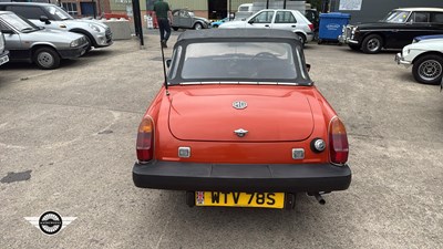 Lot 242 - 1978 MG MIDGET 1500