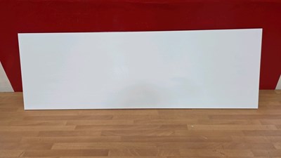 Lot 459 - OUTRUN ARCADE GAME , PERSPEX PRINTED SIGN 32" X 10"