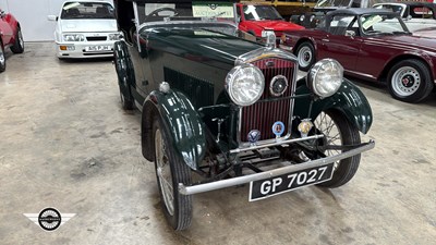 Lot 658 - 1931 WOLSELEY HORNET
