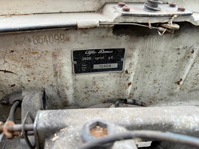 Lot 432 - 1964 ALFA ROMEO 2600 SPRINT