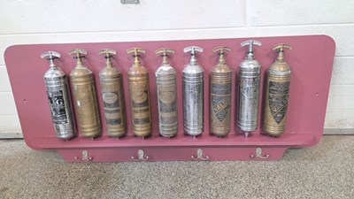 Lot 37 - FIRE EXTINGUISHER DISPLAY 48" X 20"