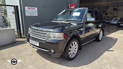 Lot 492 - 2010 LAND ROVER RANGE ROVER AUTOB S/CV8 A