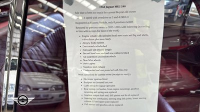Lot 376 - 1968 JAGUAR 2.4/240