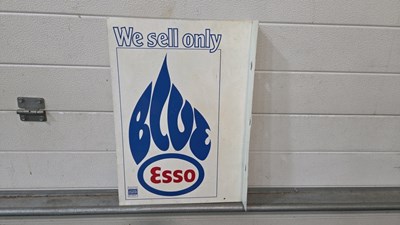 Lot 161 - WE SELL ESSO BLUE, DOUBLE SIDED SIGN 14" X 20"