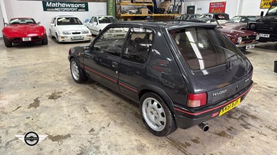Lot 576 - 1992 PEUGEOT 205 GTI